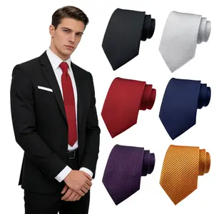 6pcs Men's Jacquard Neck Ties - Heavy-Duty 960-Needle Suitable for Weddings, Graduation, Business, Father's Day Gifts, Classic Suit with Elegant Tie for Formal Events, Hand Washable Necktie