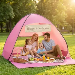 Pop-up Beach Tent | Portable Awnings, UPF 50+ UV Protection Family Camping Tent Outdoor camping, beach, fishing, picnic, Home & Daily Essentials Easy Setup