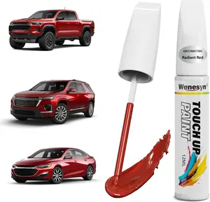 GNT/WAH Radiant Red Touch Up Paint Compatible with Chevrolet, Car Paint Scratch Remover for Nicks & Chips Repair, Automotive Paints Exact Match Chevy Silverado/Equinox/Malibu/Tahoe/Camaro