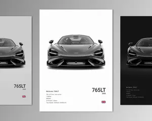 Mclaren 765LT Poster Print | Wall Art | Car Photography