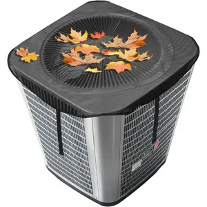 JIFTOK Central Air Conditioner Covers for Outside Units 26'' x 26'', Breathable AC Mesh Cover Protector Outside Unit, Durable AC Cover for Vent & Heater Unit, Top Universal Defener for All Seasons