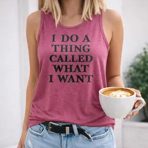 Women's Funny Attitude Tank Top Graphic Summer Sleeveless Casual Round Neck Animal Print Daily Wear Medium Length Regular Fit - Womenswear