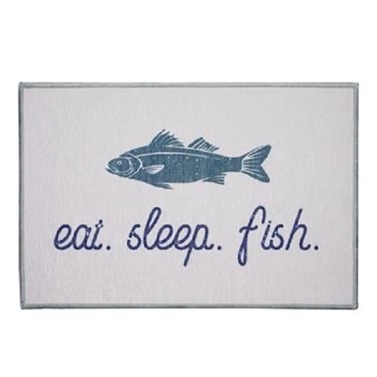 Novelty Print Doormats, 455838 27x18 in. Single Mat with Fish Motif, Durable Household Textile for Door Entry