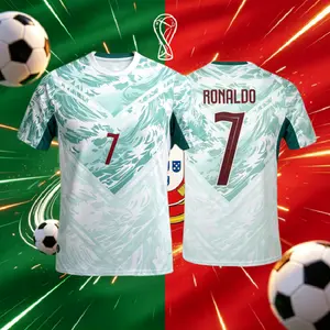 2026 Portugal Home And Away 7# Cristiano Ronaldo Short And Long Sleeve Soccer Jersey Fans Version Breathable