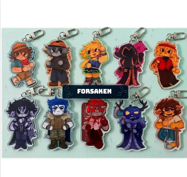 FORSAKEN Survivor Vinyl Acrylic Keychain, Great For Daily Use Or As Thoughtful Little Gifts For Your Friends And Yourself.