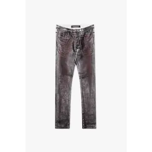 Mr. Flex Skinny Jean Red/White Dirty waxed