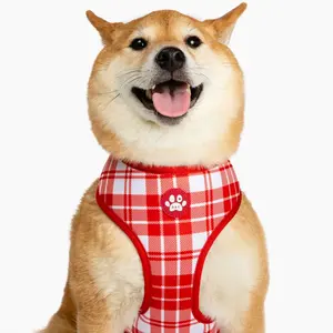 B&C Holiday Plaid Reversible Harness