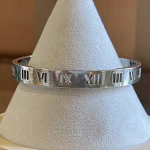 Pre-owned TIFFANY&CO Sterling Silver Atlas Cutout Cuff