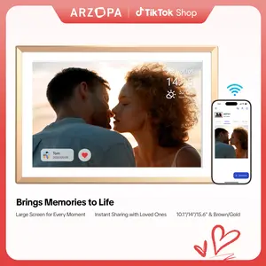 ARZOPA WiFi Digital Touch Screen Photo Frame Free Unlimited Cloud Storage Touchscreen 120s Video Frame PhotoFrame Digital Picture Frame Auto Rotate for Gift Idea