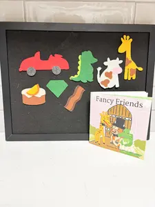 Fancy Friends: A Hard & Soft C & G Story (with felt pieces)