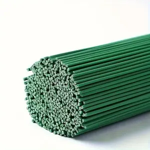 Lifelike Flower Stem, 1 Set Including 50pcs Durable Wire Rod Craft Stems & 2 Rolls Tape, Decorative Flower Stem for DIY Wedding & Home Decor, Ornaments