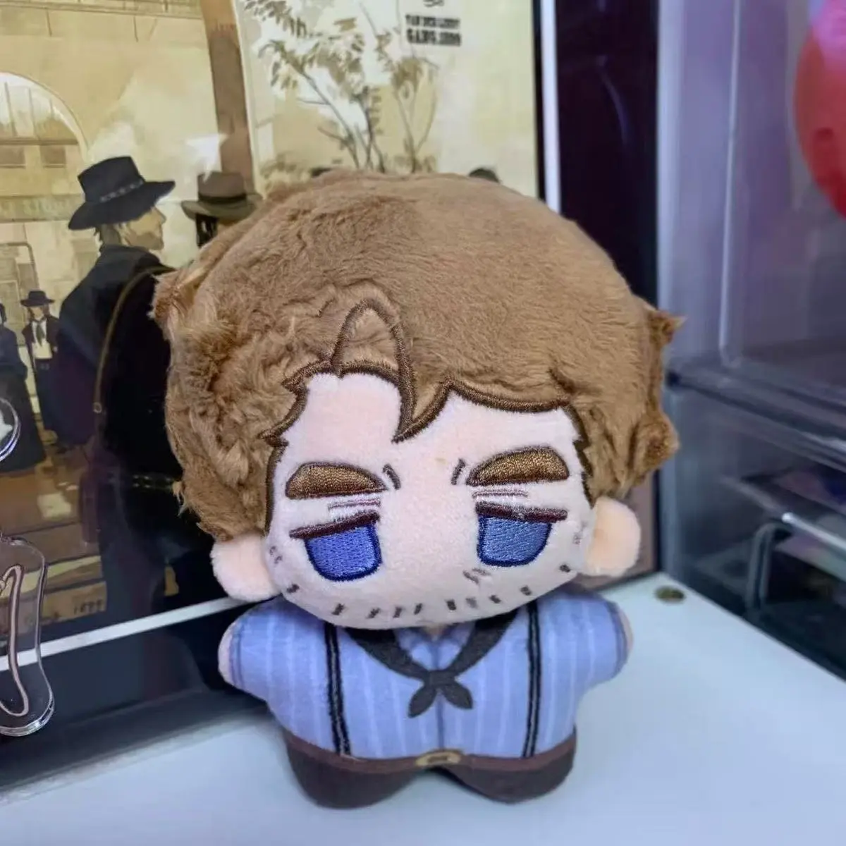 10cm Arthur Morgan Soft Plush Doll - Red Dead Redemption 2 Stuffed Cotton Toy, Battery-Free Collectible Gift for Kids