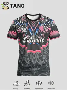 Men'S Mexican America Themed Football Jerseys Sport Jersey Soccer Uniform | Lightweight Jersey, Crew Neck, Slight Stretch Fabric, Geometric-pattern, Ideal for Matches, Training, Daily Leisure, and Gifting