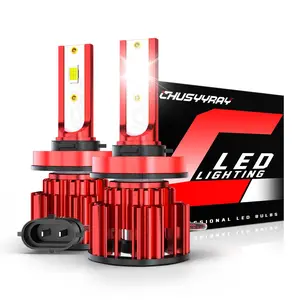 For Chevy Silverado 1500 2500 2007-2015 - 6000K LED Headlights Low Beam Bulbs 2x Led Drl