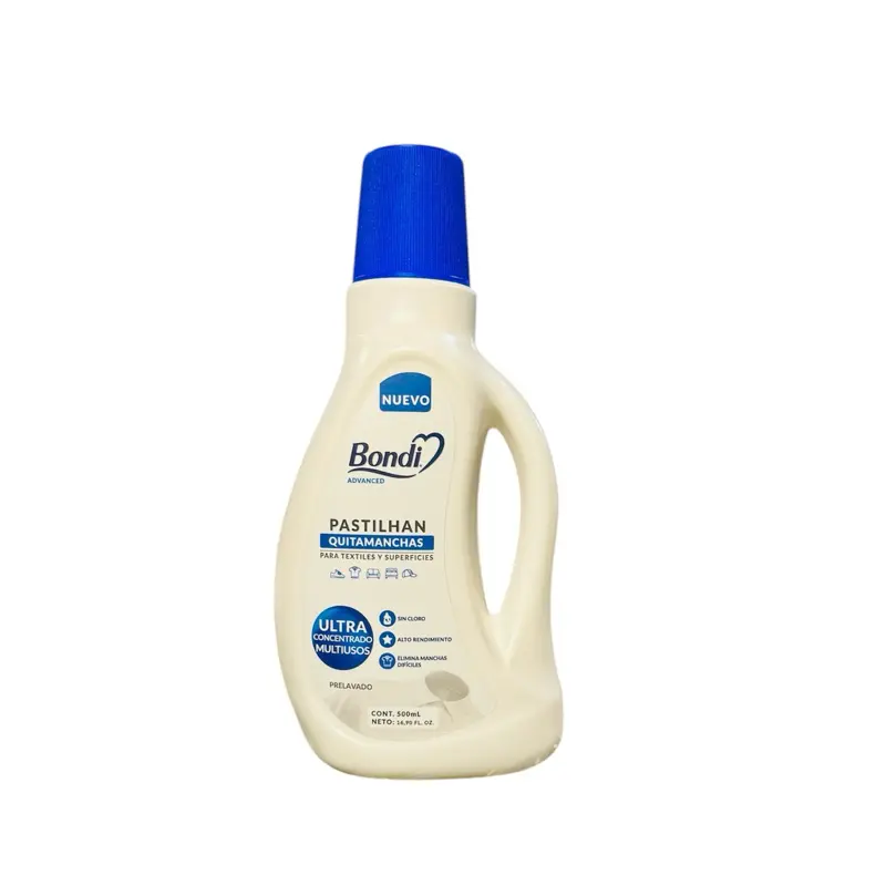 Bondi Advance Pastilhan Quitamanchas Para textiles y superficies Sin cloro Alto rendimiento Elimina manchas difíciles Stain Remover
