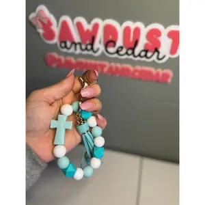 Faith Mint Wristlet