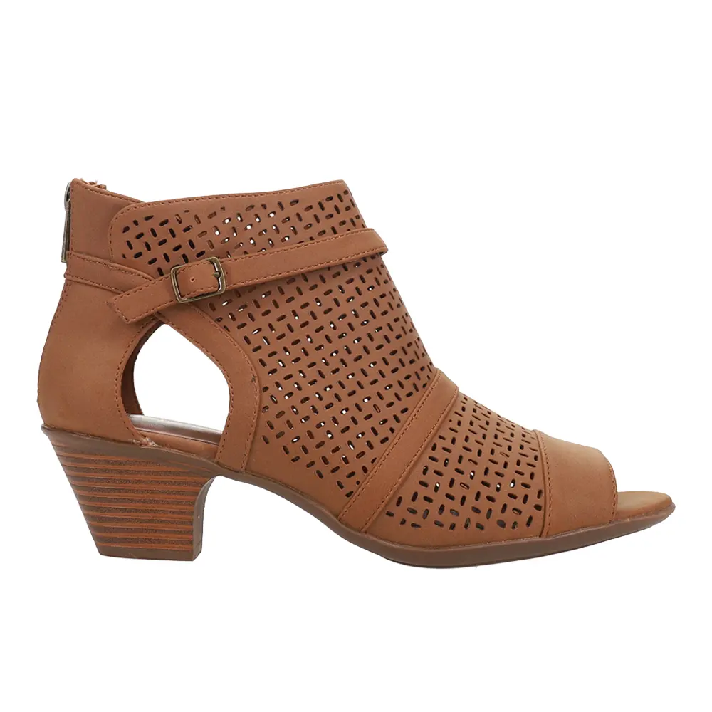 Easy Street Womens Carrigan Block  Casual Sandals Casual Low Heel 1-2" - Brown