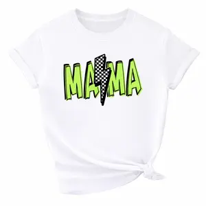 Retro Neon Mama Shirt – Unique Gift Idea from Daughter for Mom’s Special Day