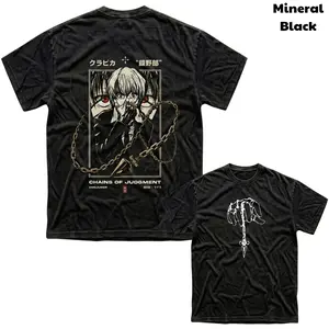 Kurapika Chains Of Judgment Vintage T-Shirt, Hunter x Hunter Shirt, Anime Clothing, Graphic Tee, Unisex Manga Anime T-Shirt, Gift For Men Top Streetwear Menswear Womenswear