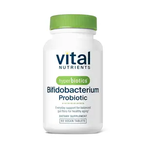 Hyperbiotics Vital Nutrients Bifidobacterium Probiotic | 7 Targeted Strains | Supports Immune and Digestive Health for Older Adults | Shelf-Stable | Vegan