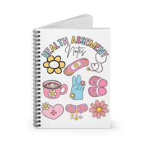 Nursing Student Journal | Ruled Notebook | Medical School | Registered Nurse Spiral | Healthcare Gift | Practical Study Organizer | LVN | RN