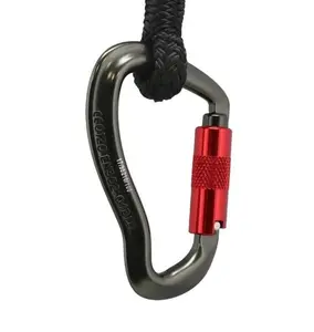 ISC GHECKO 3 WAY SUPERSAFE TWIST LOCK ALUMINUM CARABINER