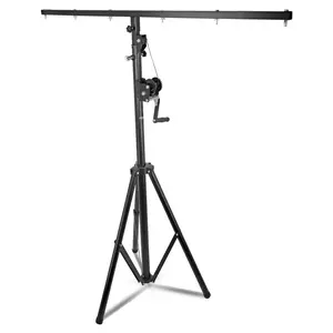 5Core DJ Light Stand Stage Lighting Truss System Hand Crank Up Height Adjustable 65.5 to 111"