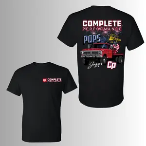 POPS Complete Performance Ford Flatbed T-Shirt, 2 Sides, OBS Truck Jasper Texas Graphic Tee