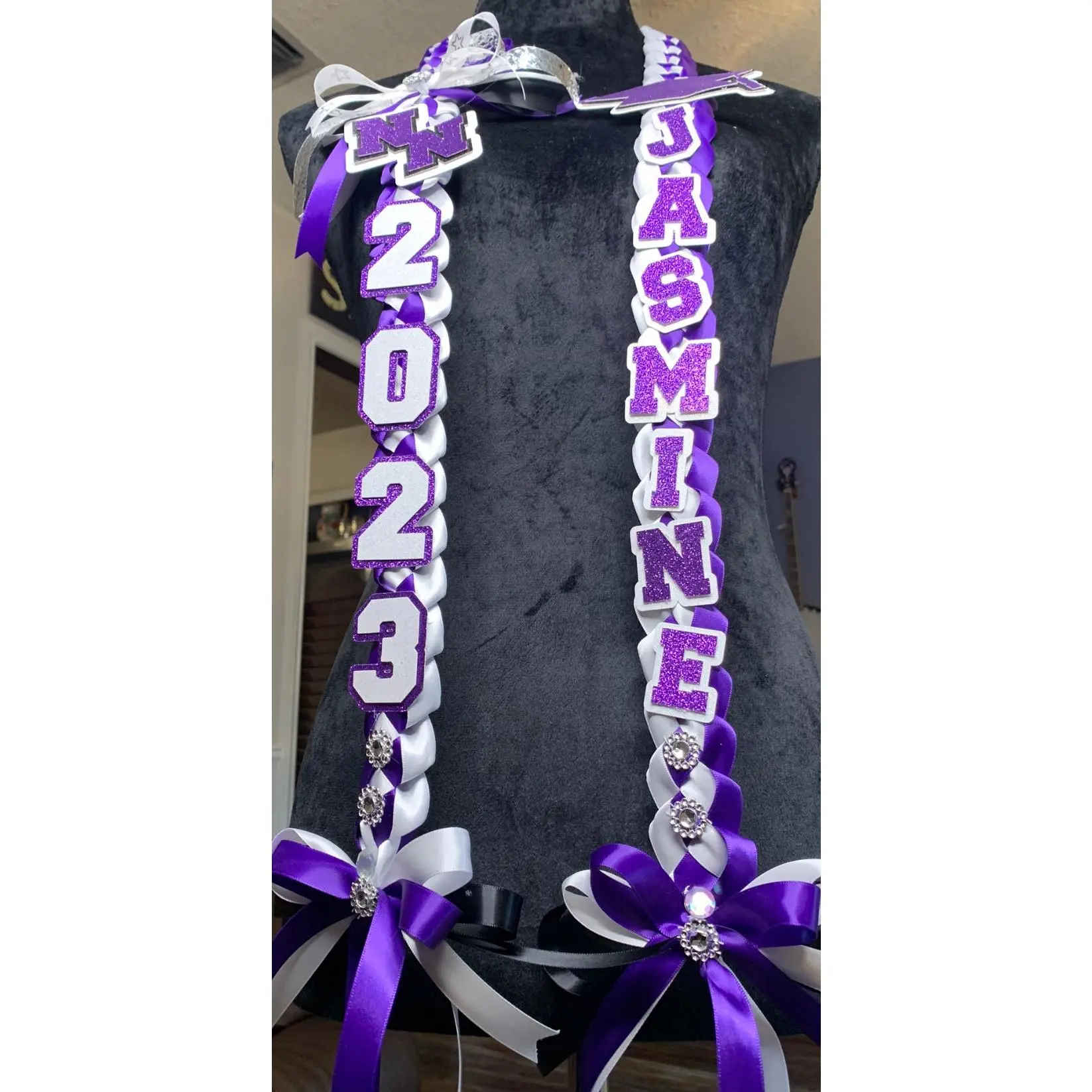 Graduation Lei Single Braided  (2 colors)