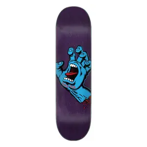 Santa Cruz Deck Screaming Hand Purple 8.375" x 32"