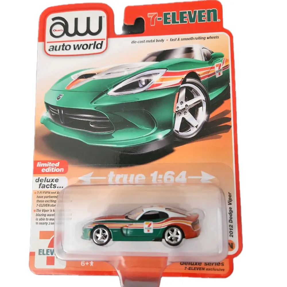 auto world 7eleven exclusive 2012 dodge viper limited edition
