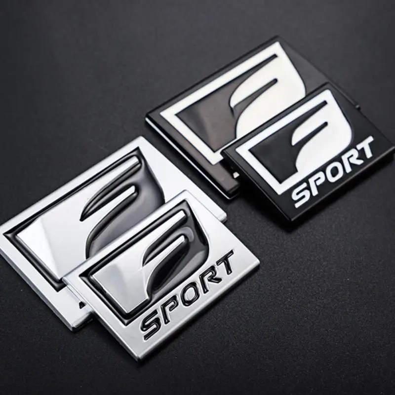 2026 New Metal Car Styling Body Side Stickers F SPORT Logo Badge Emblem For Lexus CT ES GS NX IS250 CT200h IS300h ES300h ERX400h NX300h For your Cars