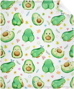 Avocado Lightweight Soft Comfortable Flannel Cozy Throw Blanket Warm and Lightweight Soft Blankets for Teen Bed Blanket