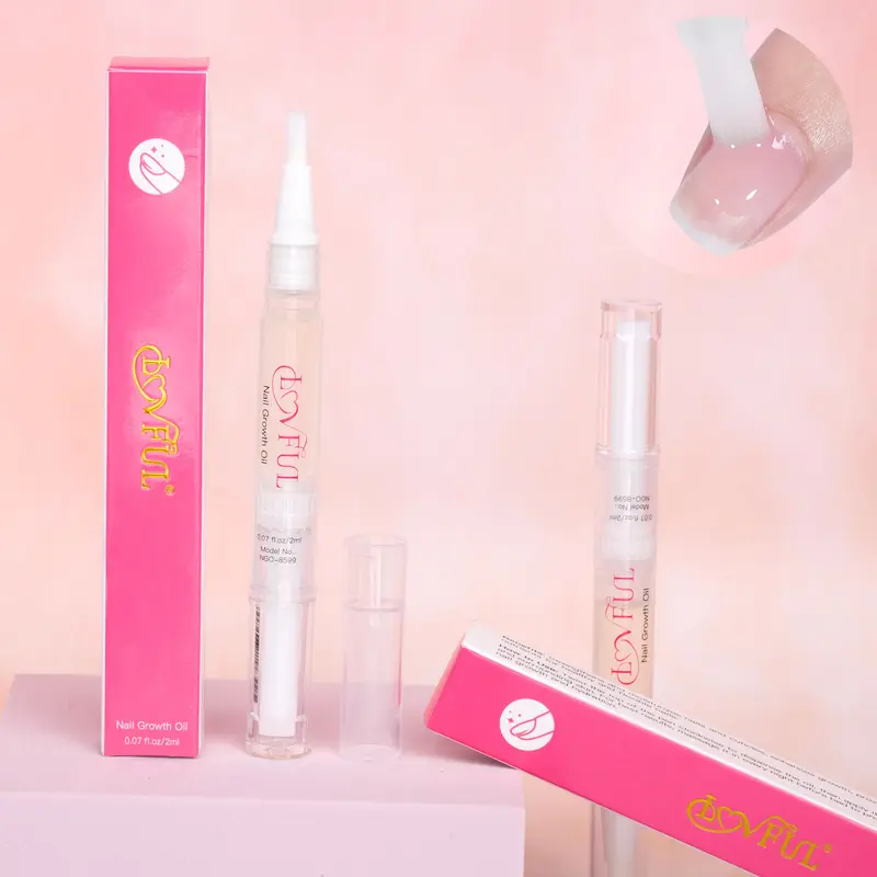 Lovful Nail Growth Oil | Moisturizing & Strengthening Formula with Vitamins & Oils for Healthy Growth & Care Moisturizer Manicure