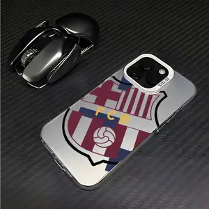 Football Club Barce Phone Case Suitable for iPhone 17 16e 16 15 14 13 12 11 Mini Pro Max Air X XR XSMAX 8 7 Plus Anti Fall Matte Back Cover