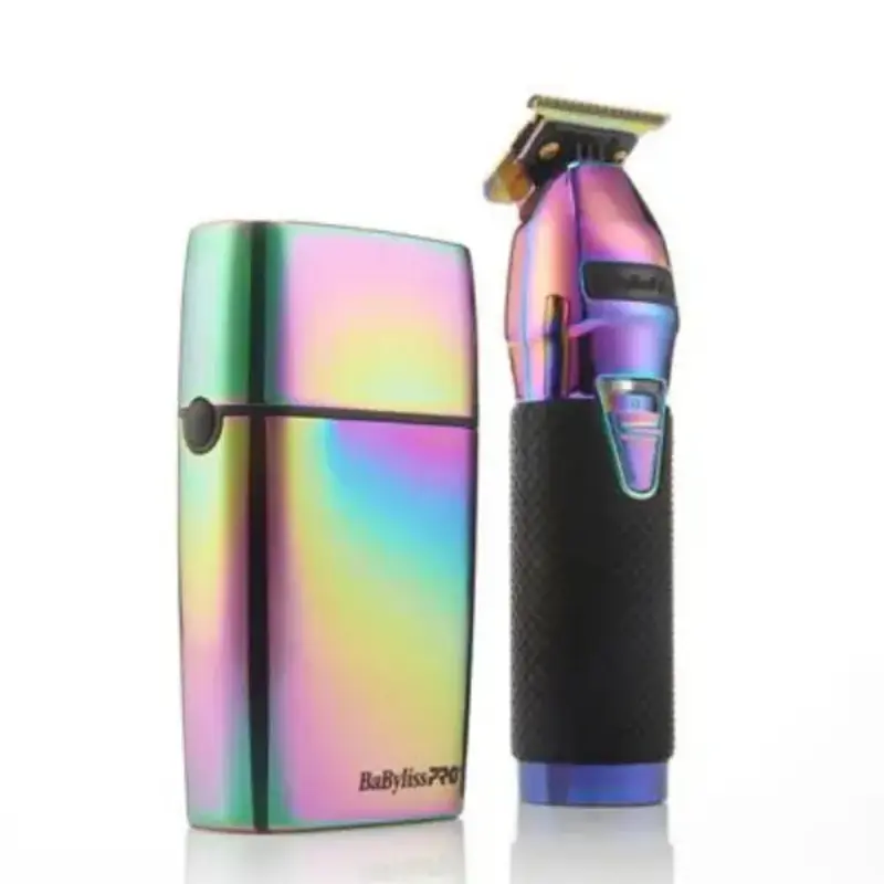 BaBylissPRO LimitedFX Iridescent Trimmer & Double Foil Shaver Set #FXDUOFS2TRB