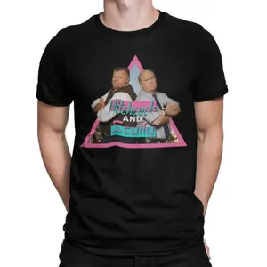 Women's Vintage Brooklyn 99 Hitchcock & Scully Cotton Short-Sleeve T-Shirt - Classic, Casual Streetwear, Perfect Gift For Fans