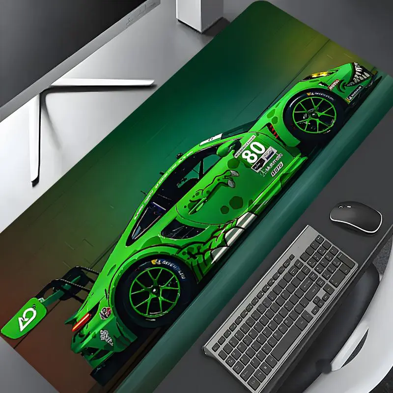 Cool Race Car Design Extra Large Gaming Mouse Pad, Decorative Rubber Anti-Slip Edge for Work, Non Slip Mousepad, Multi-Size Options for Laptop and Desktop, Perfect Gift for Boys, Girls and Kids, Extended Mousepad