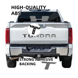 3D Raised Tailgate insert letters decal exterior accessories Compatible with  2022 2023 2024 2025 Toyota Tundra