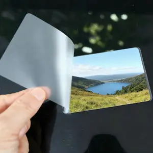 100 Sheets PET Material Photo Laminating Film High Transparency Anti-Oxidation Friction Resistant Acid Free Protection for Vivid Photos