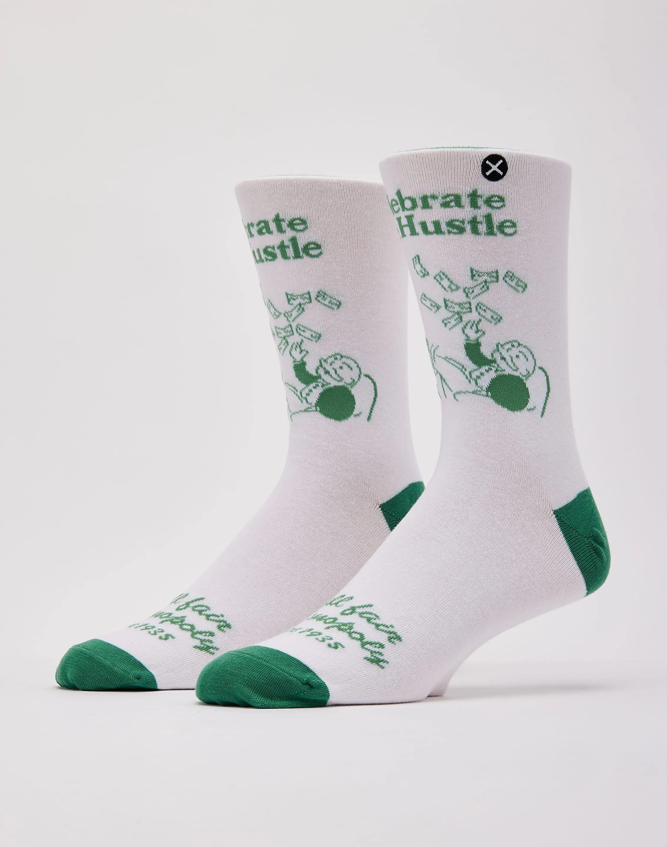Mens Odd Sox Monopoly Celebrate The Hustle Crew Socks