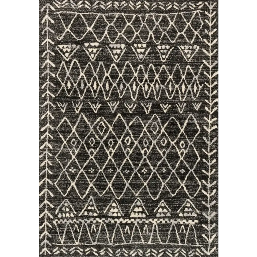 Transitional emory rug