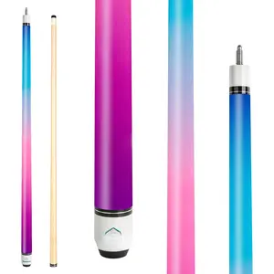 Pool Cues 57 inch Pool Cue Stick with 12.7mm Fiber Leather tip for Beginner, Commercial and Home Entertainment