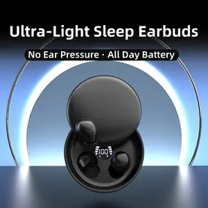 Ultra Tiny Hidden Sleep Earbuds Bluetooth 5.4 Noise Isolation Mini Invisible Headphones For Side Sleepers All Night Comfort