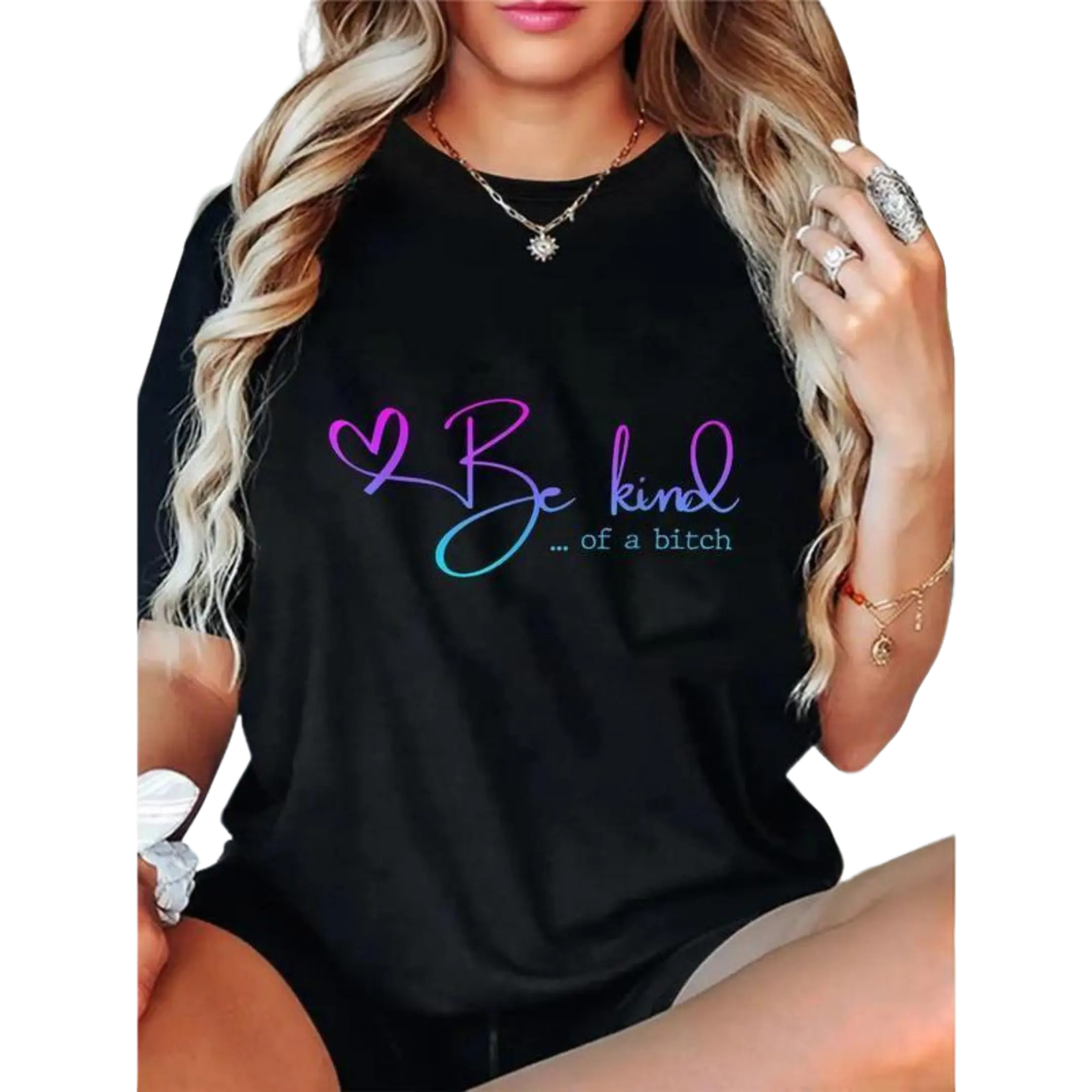 100% Cotton Unisex be kind of a bitch funny Shirt be kind of a funny for mother day T-Shirt