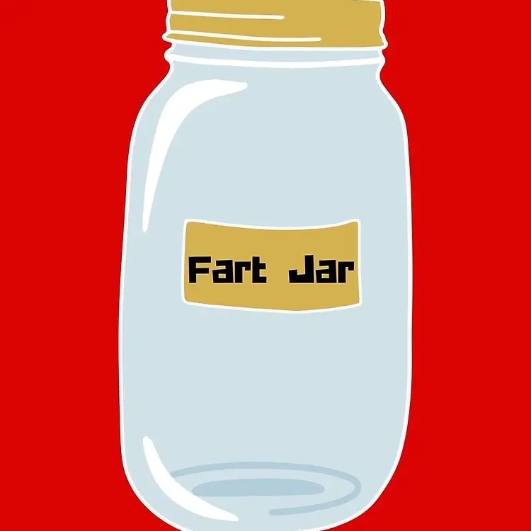 My real fart in a jar