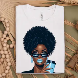 5-Pack or 10-Pack Girl Boss DTF Heat Transfer - DIY TShirt Printing