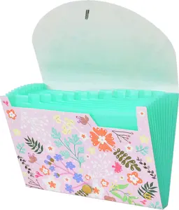 File Folders Organizer with 13 Pockets Accordion Expanding Folder For Documents Receipt Document Paper Pocket Filing Products Accordian Important expandable holder files alphabetical Labels Letter