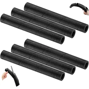 Pipe Insulation Foam Tube, 15.7 Inches Black Pipe Covers, Multi-Purpose Soft Pipe Wrap Protection for Outdoor Indoor Winter Water Pipes and Pool Handle