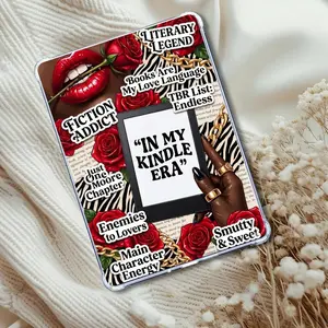 Sexy Roses Kindle Era Melanin Girl: Kindle or eReader Decor for Book Lovers